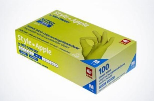 Einweg-Handschuh Apple MedComfort Nitril grün